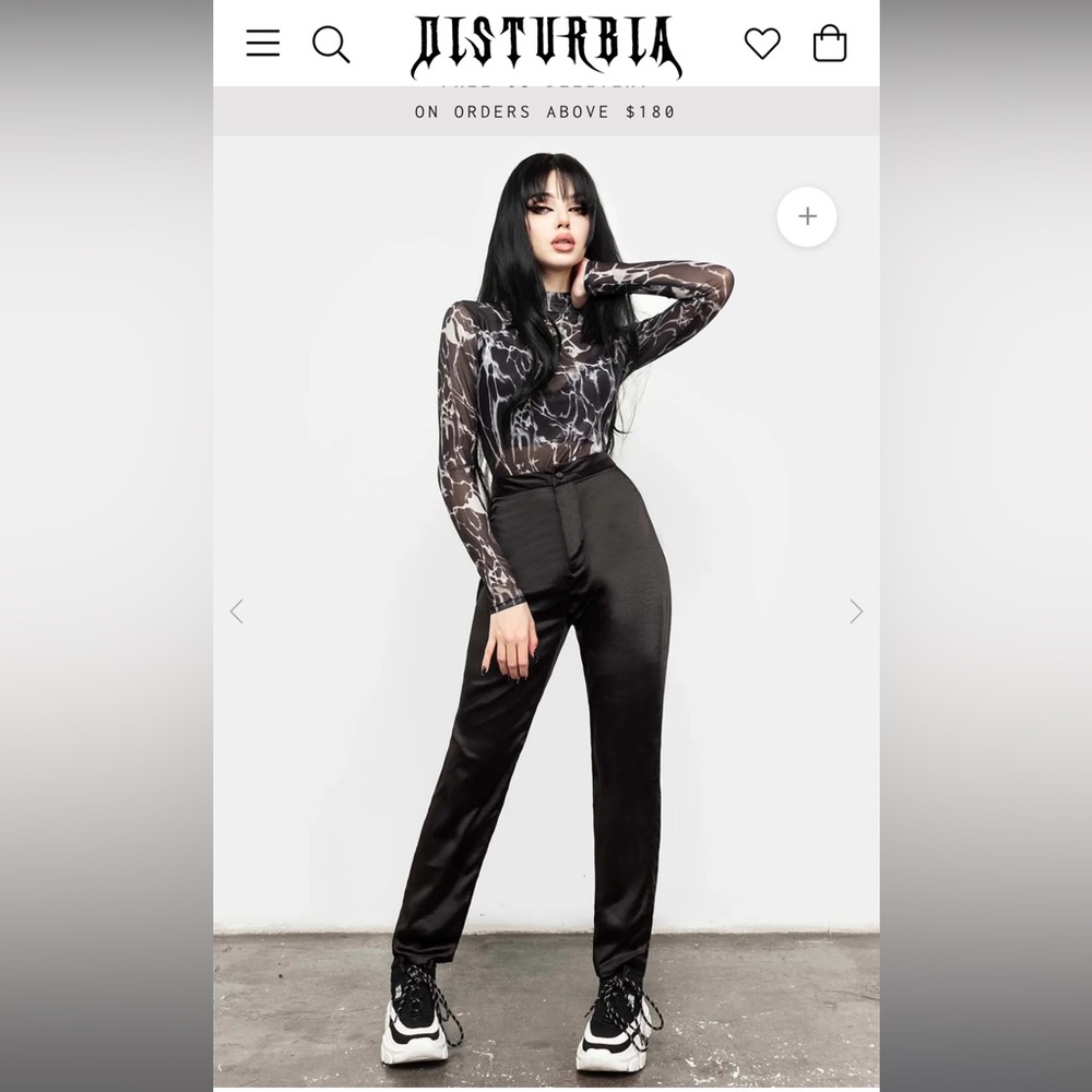#Disturbia imperial satin trousers